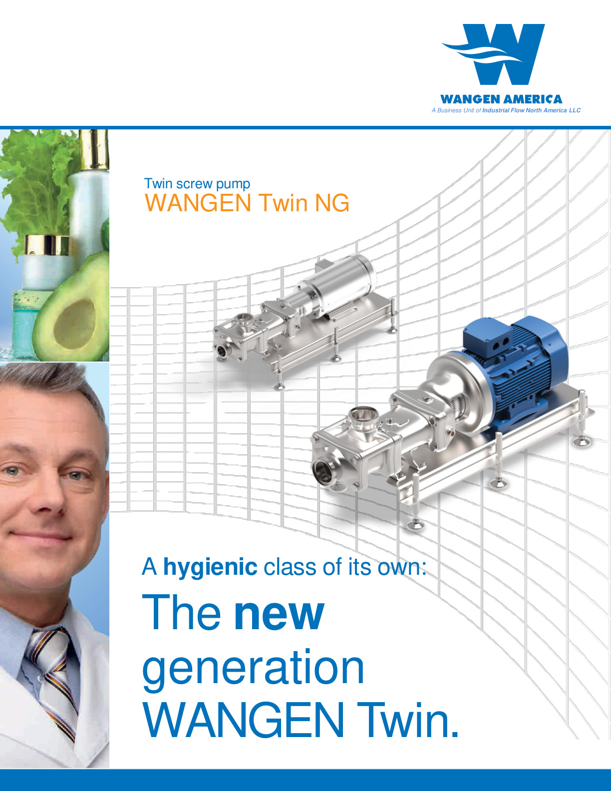 WANGEN Twin NG sanitary twin screw pump